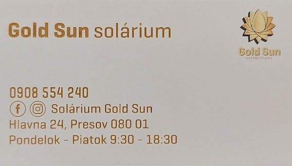 Gold Sun solárium