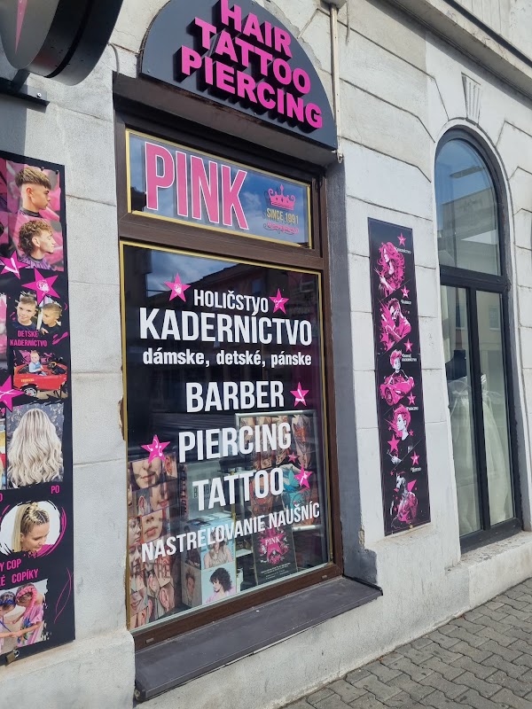 Salón PINK - KADERNÍCTVO, BARBER, DETSKÉ kaderníctvo, TETOVANIE, PIERCING, NASTREĽOVANIE NÁUŠNÍC,Nitra,centrum