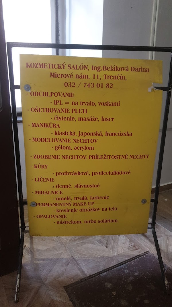 BELÁKOVÁ DARINA, Ing. – pedikúra v Trenčíne
