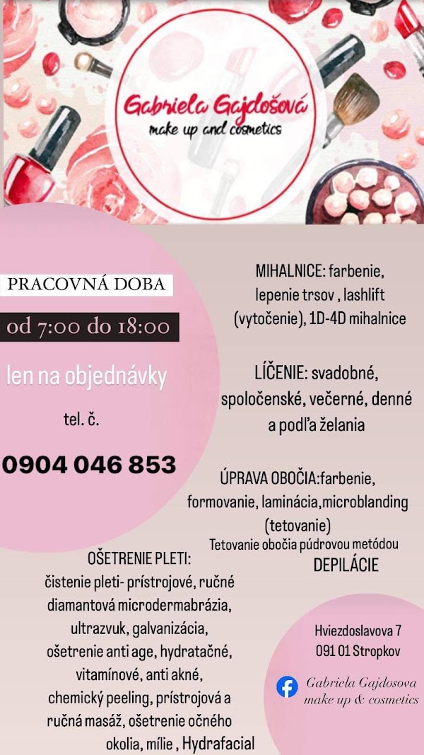 Kozmetický salón Gabriela Šimková